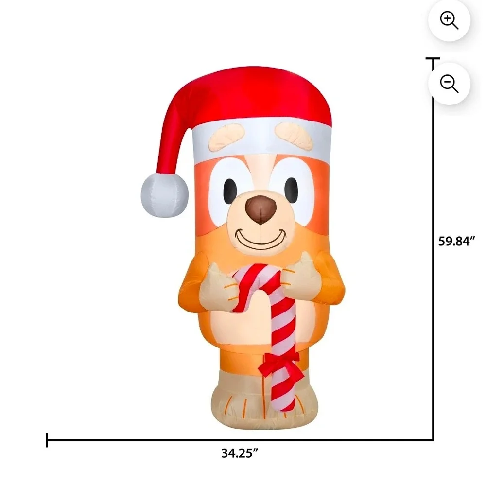 Bluey Bingo 5ft Inflatable Holiday Lights Christmas‎ Outdoor Yard Decoration